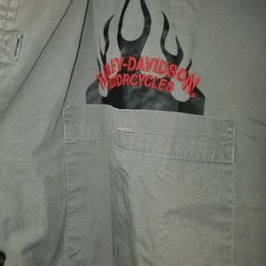 Harley Davidson Rockabilly Flame Casual Shirt XXXL